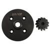 Steel Spiral Diff Ring Gear 37T & Pinion Gear 13T Set, Rear Differential Upgrade Parts for 1/10 Maxx RC Truck, Heavy Duty Metal Gears Replacement for Part #8977 view 4