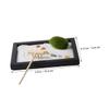 SUPVOX Zen Sand Table Ornament Garden for Decor Ornaments Rake Meditation Artificial Miniature Landscape with Sands view 2