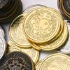 ACTIONDRAKE Dragon Gold Metal Pirate Coin-110 Coin Treasure Set, Suitable for Board, Tokens, Simulated Currency, Treasure chests, for and DND Metal Tokens for Dungeons and Dragons (Gold 110 Pieces) view 3