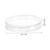 GRIRIW 50pcs Coin Capsules Crystal Transparent Coin Protection Box for Collectors Lightweight Round Storage Case Display and Organization view 2