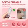 4 Pack Replacement Silicone Nipples Compatible with Comotomo 5oz / 8oz Bottle, Fast Flow, 6+ Months view 3