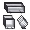 12 Pcs 3D Floating Frame Display Case, Challenge Coin Display Stand Holder Frames Transparent PE Jewelry Storage Box Large Suspension Frames for AA Medallions, Medal, Medallion, Stamps (Black) view 1