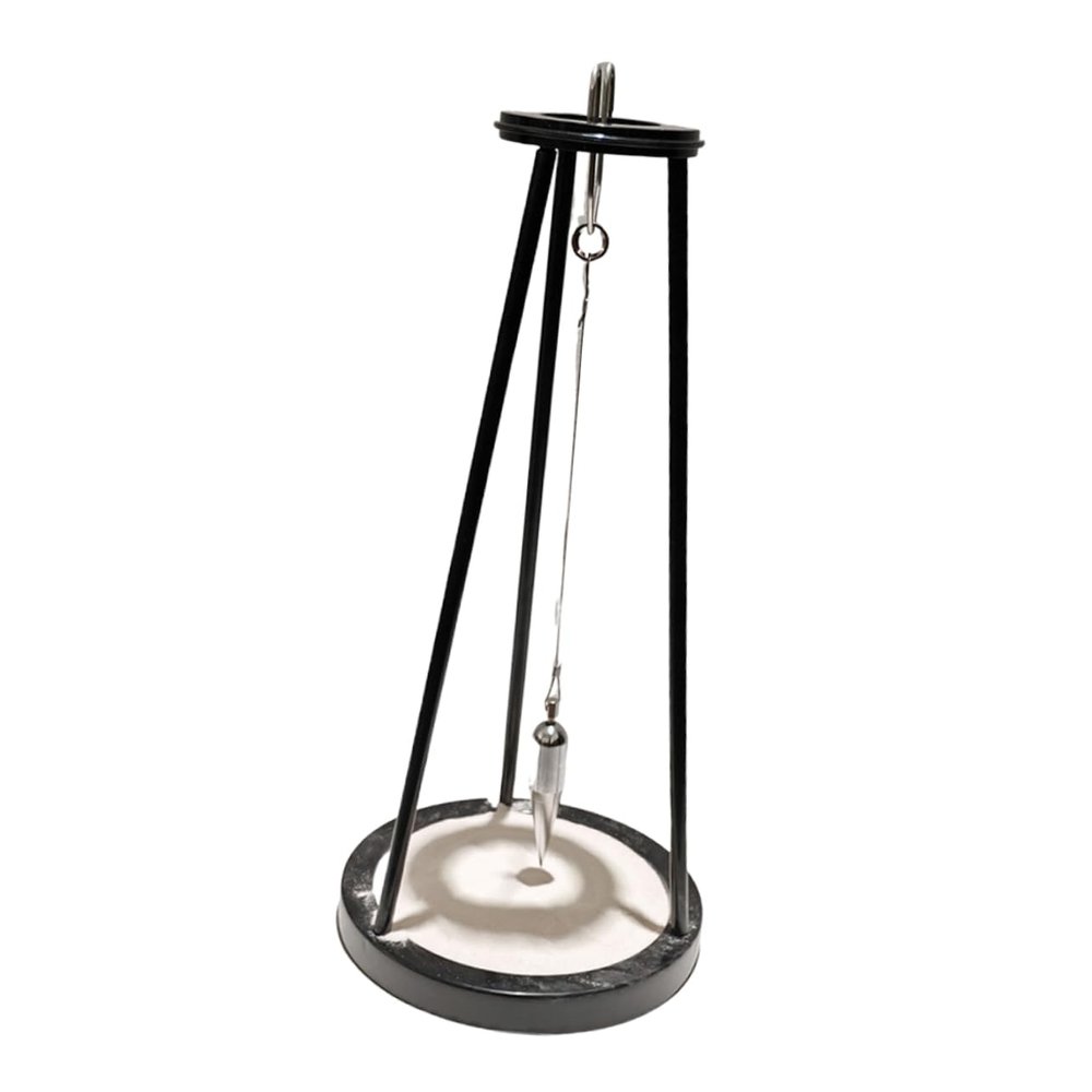 BESPORTBLE Artistic Desktop Centerpiece Iron Pendulum Sand Plate Modern Office Living Decor