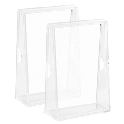 2pcs Sturdy Coin Storage Box Currency Coin Holder Collection Case for Display Holders for Collectors
