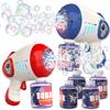 EagleStone Bubble Guns for Kids 4-8, 2 Pack Light-Up Automatic Bubble Gun Blasters with 4 Solution, Bubble Machine for Toddlers, Outdoor Summer Toy, Easter Gifts, Birthday Wedding Party Favors view 1