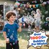 EagleStone Bubble Guns for Kids 4-8, 2 Pack Light-Up Automatic Bubble Gun Blasters with 4 Solution, Bubble Machine for Toddlers, Outdoor Summer Toy, Easter Gifts, Birthday Wedding Party Favors view 2