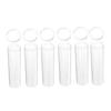 WOONEKY 6pcs Plastic Storage Tubes Holders for Quarters Caps for Loose Rolled Protectors for Collectors view 1