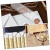 WOONEKY 6pcs Plastic Storage Tubes Holders for Quarters Caps for Loose Rolled Protectors for Collectors view 3