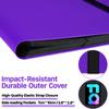 2026Trading Card Binder 9 Pocket, Premium Sports Collection Binder Game Cards Book with Sleeves Side Loading, Anti-open Strap Double Sided Waterproof 360 Card Folder view 4
