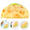 Angoily Fake Food Model Pancake Taco Prop Artificial Food for Photography Realistic Decor view 3