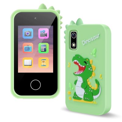 Digital Camera Toy for Kids 1080P HD Video Recording Dinosaur Design with Multiple Photography Modes for Boys Girls 3-12 Years Old (Green)