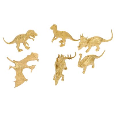 JOINPAYA 6pcs Decorative Dinosaur Models Realistic Simulation Toys for Desktop Decoration for Parties Home and Garden Unique Friends