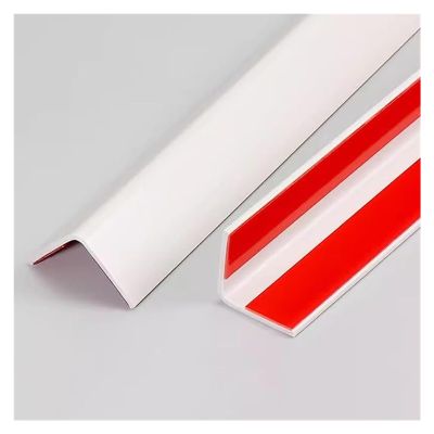 HQLBD 2 Pack PVC Corner Guards Drywall Corner Guards Wall Protectors, Self-Adhesive Door Edge Protection for Furniture Table(White2,L 180CM/70.8IN)