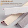HQLBD 2 Pack PVC Corner Guards Drywall Corner Guards Wall Protectors, Self-Adhesive Door Edge Protection for Furniture Table(White2,L 180CM/70.8IN) view 3