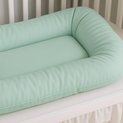 100% Cotton Extra Soft Newborn Baby Cocoon Nest (Verde)