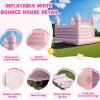 14FT Bounce House - 100% PVC Inflatable Castle for Kids, Easy Setup Outdoor Bouncy House for Parties, Holidays, and Yard Fun (Pink, 14FT) view 4