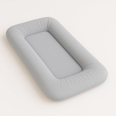 100% Cotton Extra Soft Newborn Baby Cocoon Nest (Cinza)