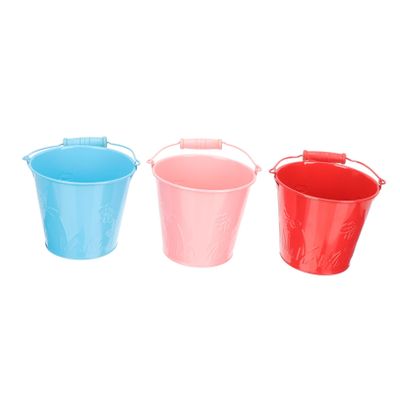 BESPORTBLE 3pcs Portable Multi-Function Sand Buckets for Beach Play Lightweight Design for Boys and Girls Wear-Resistant Beach Toys Random Colors