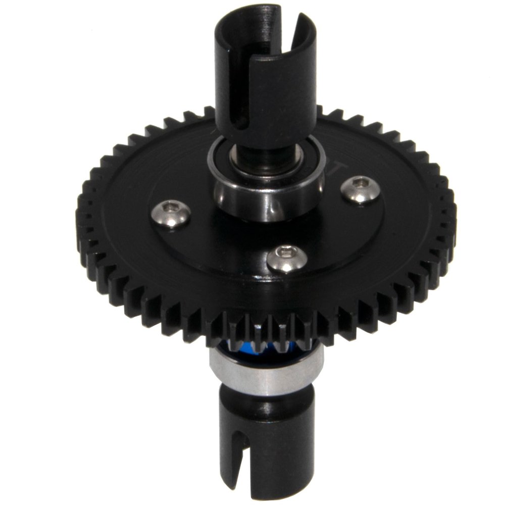 50T Diff Spool Locker Compatible with Arrma 1/8 6S Kraton Outcast Typhon Upgrade 1/7 Infraction Big Rock Limitless Mojave Rc Car Steel Differential Gear Part Replace(Dark Blue)
