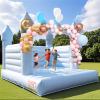 14FT Bounce House - 100% PVC Inflatable Castle for Kids, Easy Setup Outdoor Bouncy House for Parties, Holidays, and Yard Fun (Blue, 14FT) view 1