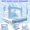 14FT Bounce House - 100% PVC Inflatable Castle for Kids, Easy Setup Outdoor Bouncy House for Parties, Holidays, and Yard Fun (Blue, 14FT) view 2