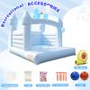 14FT Bounce House - 100% PVC Inflatable Castle for Kids, Easy Setup Outdoor Bouncy House for Parties, Holidays, and Yard Fun (Blue, 14FT) view 3