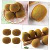 Cabilock 8pcs Lifelike Fake Kiwifruit Home Decor Artificial Fruit Model Versatile Photo Prop Simulation Kiwifruit Decor view 2