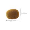 Cabilock 8pcs Lifelike Fake Kiwifruit Home Decor Artificial Fruit Model Versatile Photo Prop Simulation Kiwifruit Decor view 3