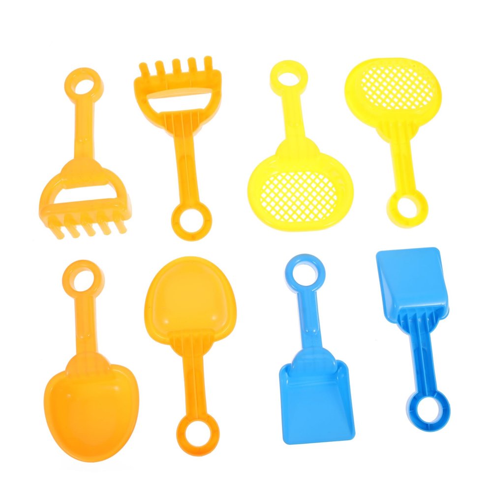 BESPORTBLE 1set Boys and Girls Sand Digging Toy Kit Beach Shovels Rake and Sand Drain Tools for Toddlers Random
