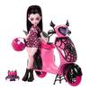 Draculaura and his Scooter Monster hig view 1