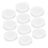 Cabilock 80pcs Plastic Piggy Bank Stoppers Reusable White Caps for Money Jar Bottoms Easy Installation for Plaster Figurines and Savings Boxes Fits Outer Diameter and Inner Diameter view 4