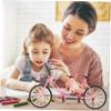 KESYOO Mini Cycle Tandem Seater Boys and Girls Bike Bicycle Decoration Doll Seat view 2