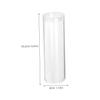 Angoily 10pcs Coin Tubes Plastic Coin Holders for Collectors Storage Containers Half and Quarter Holders for Collection Supplies view 2