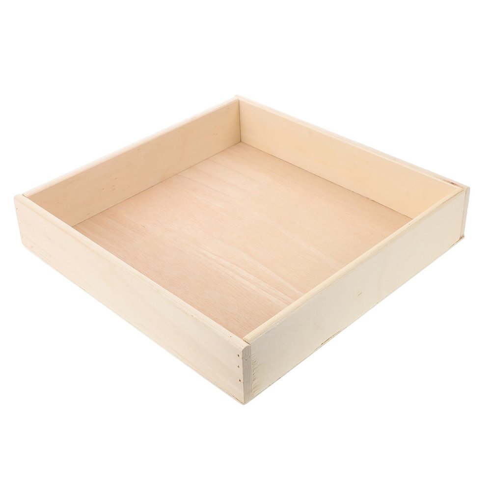 BESPORTBLE Indoor Outdoor Boys and Girls Tray Sandbox Wooden Toy Box Sand Toys for Boys and Girls Playset