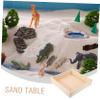 BESPORTBLE Indoor Outdoor Boys and Girls Tray Sandbox Wooden Toy Box Sand Toys for Boys and Girls Playset view 3
