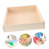 BESPORTBLE Indoor Outdoor Boys and Girls Tray Sandbox Wooden Toy Box Sand Toys for Boys and Girls Playset view 4