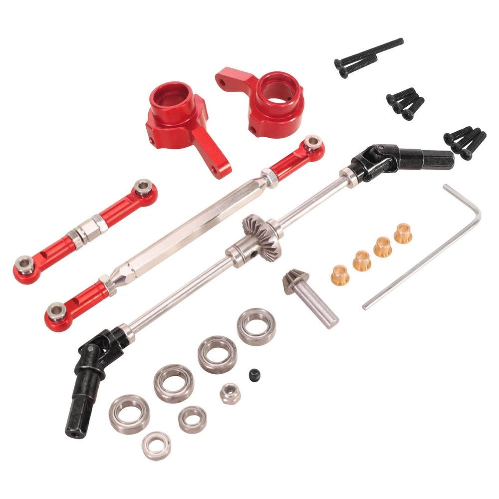 1/12 RC Car Front Axle Kit Upgrade Accessories Easy Installation Wearproof Remote Control Car Parts for 1/12 MN78 MN82 LC79