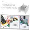 Angoily 3pcs Aluminum Heatsink Cooling Block for Relay High Thermal Conductivity Efficient Heat Dissipation for Single Phase Applications for Industrial Control and Projects view 3