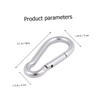 Abaodam 1set Metal Hammock Hook Holder for Use Heavy Duty Swing Carabiner Clips and Easy Replacement for Hanging Chairs and Swings view 2