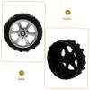 BESPORTBLE DIY Car Accessories 30pcs 4.2cm Diameter Plastic Wheels Boys and Girls Toy Replacement view 3
