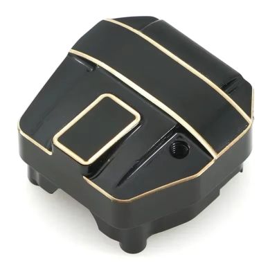 for Axial for SCX10 PRO 1/10 RC Crawler Car Upgrade Parts Accessories 2pcs Black Brass Differential Cover RC Car Repair Kit