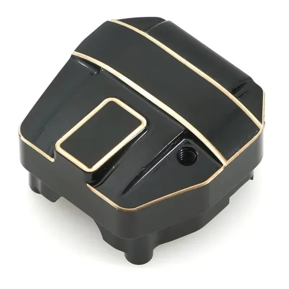 for Axial for SCX10 PRO 1/10 RC Crawler Car Upgrade Parts Accessories 2pcs Black Brass Differential Cover RC Car Repair Kit