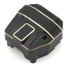 for Axial for SCX10 PRO 1/10 RC Crawler Car Upgrade Parts Accessories 2pcs Black Brass Differential Cover RC Car Repair Kit view 1