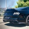 Carbon Fiber FRP Rear Boot Spoiler Trunk Lip Wings Spoiler Car Styling Compatible for Ford Mustang GT V8 V6 Coupe 2015-2021 Robot Style(FRP unpainted) view 3