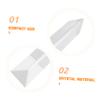 BESTOYARD Crystal Optical Prism for Light Refraction and Photography Crystal Triangular Prism for Physics Experiments Box Packaging view 3
