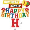 8th Birthday Decorations  Building Blocks Birthday Decorations 8 Year Old Boy  Party Kit: Number 8 Balloon, Banner, Cupcake & Cake Toppers, Balloons  Brick Theme Party Supplies for Boys 8 Years Old view 4