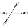 Abaodam 2pcs Adjustable Twin Stroller Connector for Easy Attachment Compatible Models for and Siblings Lightweight and Foldable Pushchair Adapter view 1