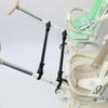 Abaodam 2pcs Adjustable Twin Stroller Connector for Easy Attachment Compatible Models for and Siblings Lightweight and Foldable Pushchair Adapter view 4