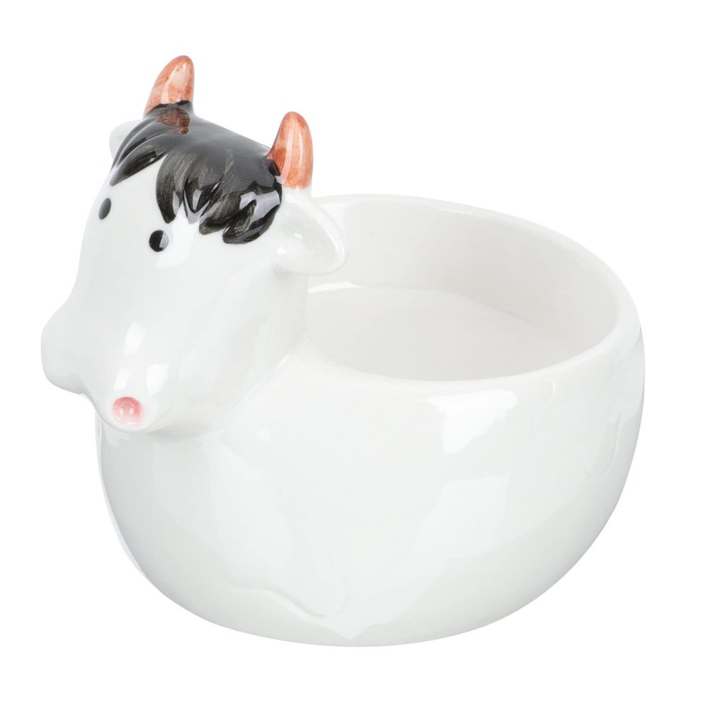 Homoyoyo Cartoon Animal Shaped Ceramic Bowls for Boys and Girls 4-Piece Set Storage Holder Dishwasher Safe Breakfast and Snack Bowls Cute Designs for Children for Mealtime