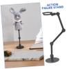 ERINGOGO 4PCS Adjustable Action Figure Stand Set Model Display Rack for Dolls Compatible Figures Desktop Display Holder for Collectibles view 4